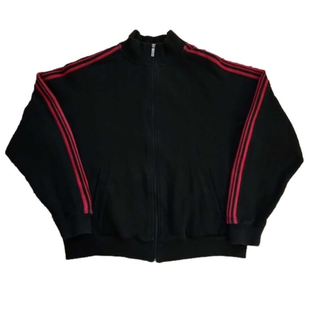 roundtree & Yorke Black & Red Zip-Up Jacket